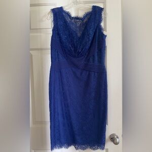Beautiful blue dress Tadashi Shoji size 14p